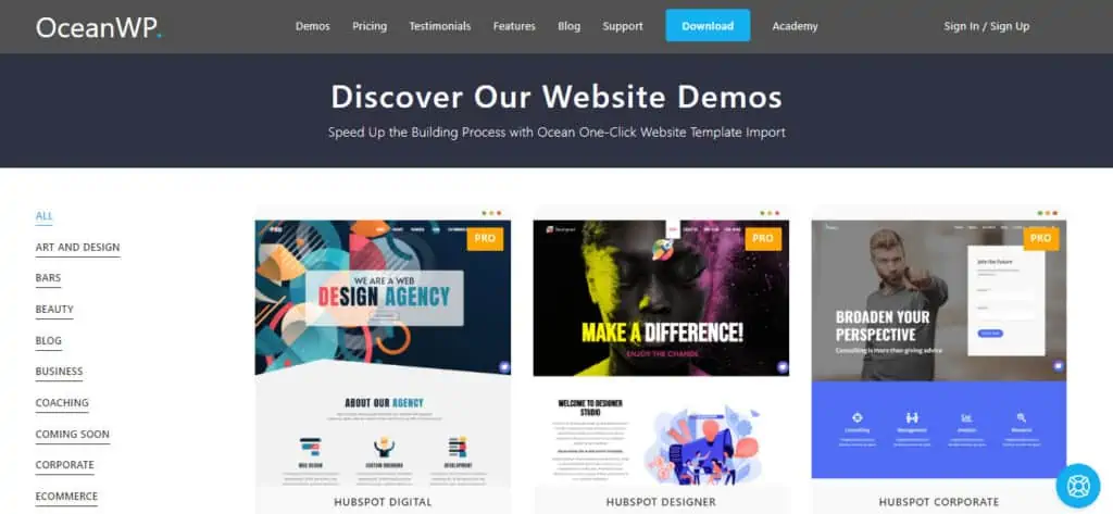 OCeanWP free templates 1024x473 1