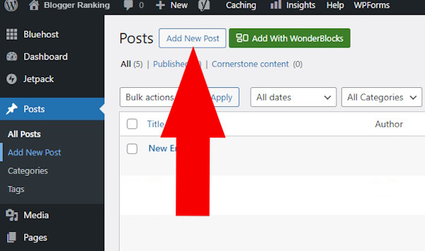 add new blog post