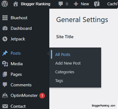 wordpress blog posts