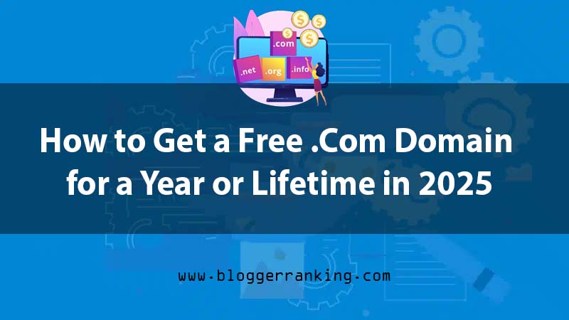 How To Get Free .Com Domain