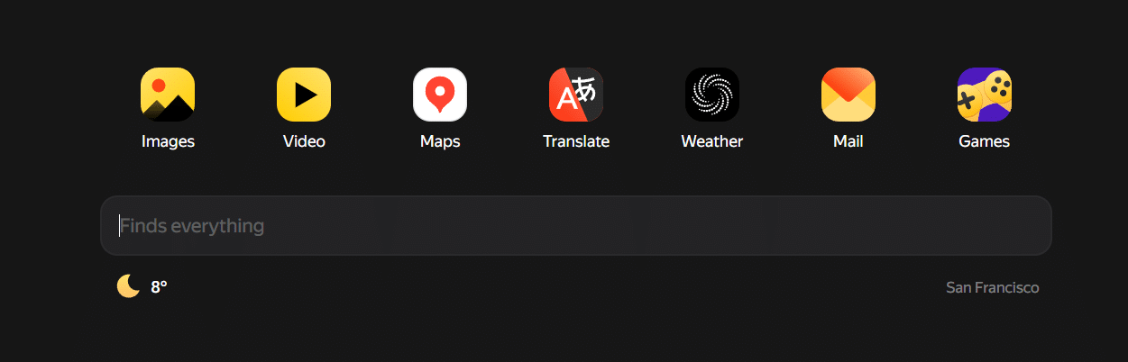 Yandex Search Engine